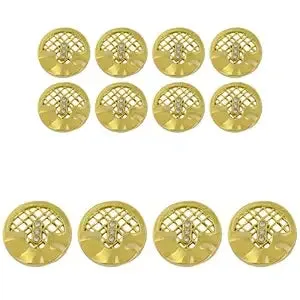 Intricate Geometric Button Set(8 Small   4 Big)