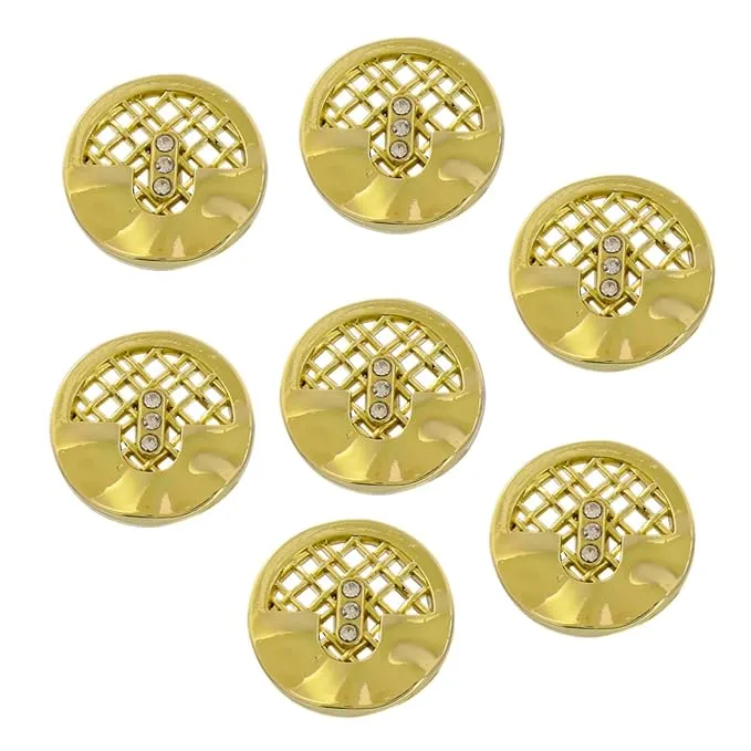 Intricate Geometric Button Set(8 Small   4 Big)