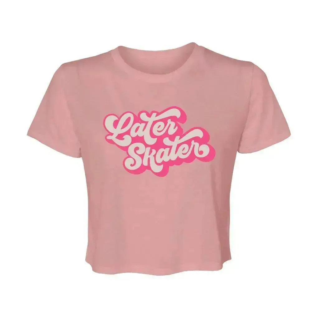 Later Skater Women’s Flowy Cropped Tee