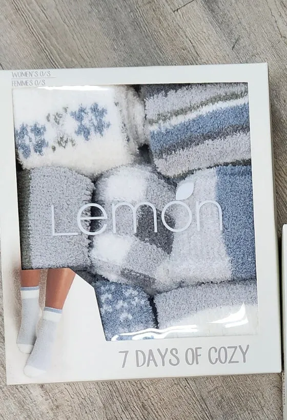 LEMON SEVEN DAYS OF COZY CREW GIFT BOX