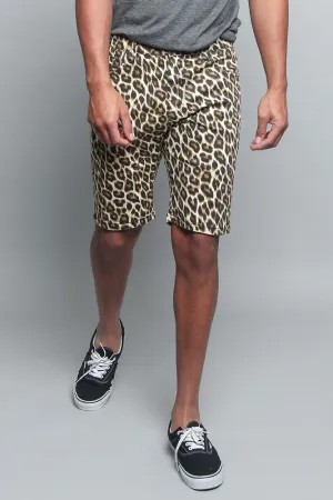 Leopard Print Shorts