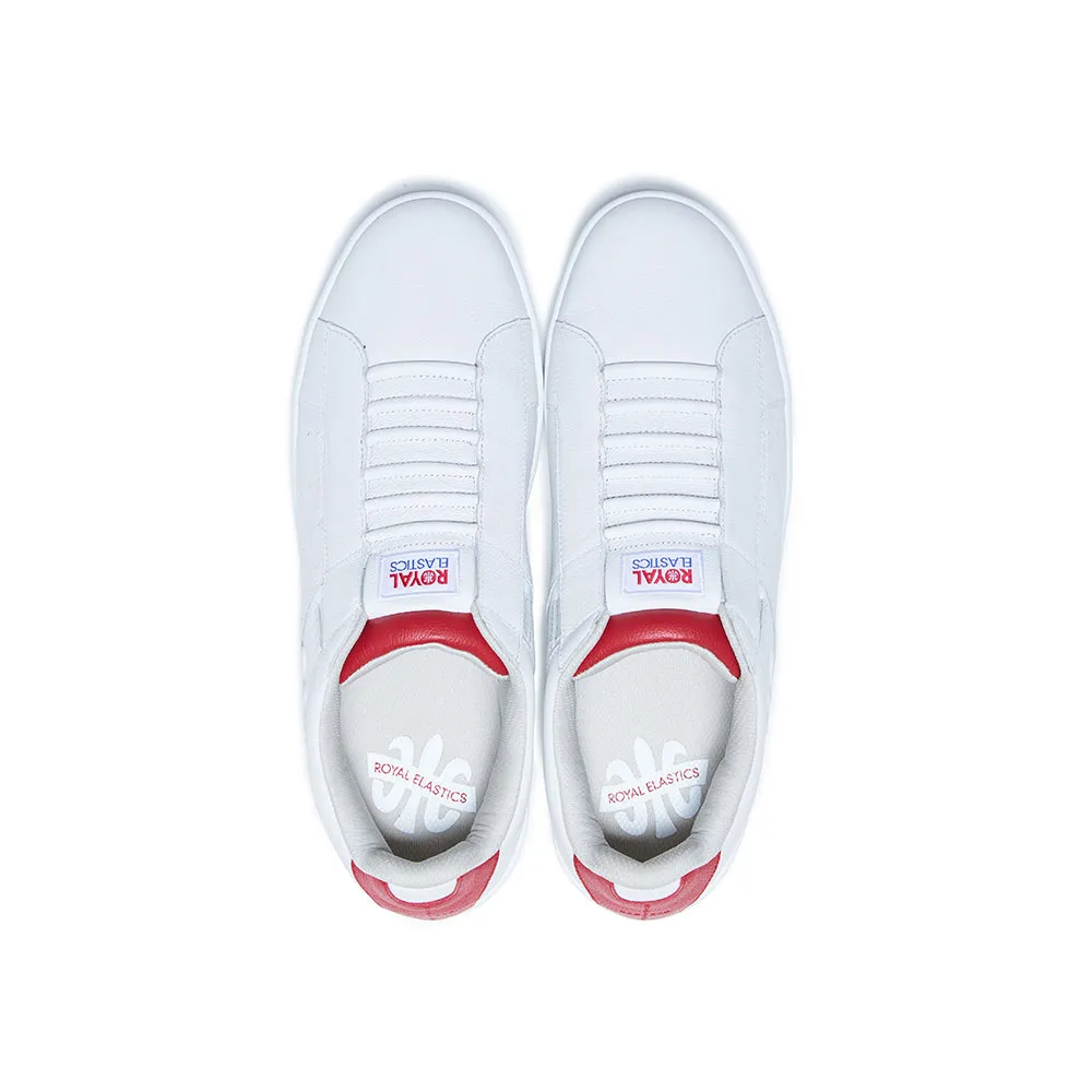 Men's Icon Genesis Red White Logo Leather Sneakers 01902-001