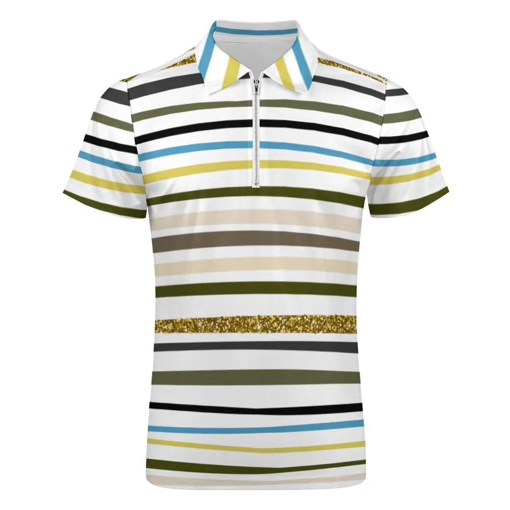 Multi Stripe Short sleeve polo shirt