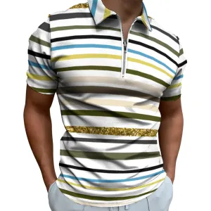 Multi Stripe Short sleeve polo shirt