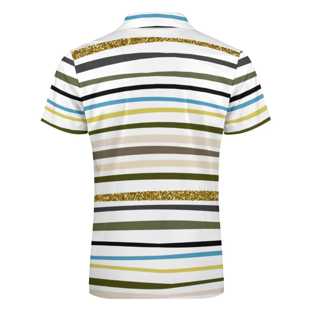 Multi Stripe Short sleeve polo shirt