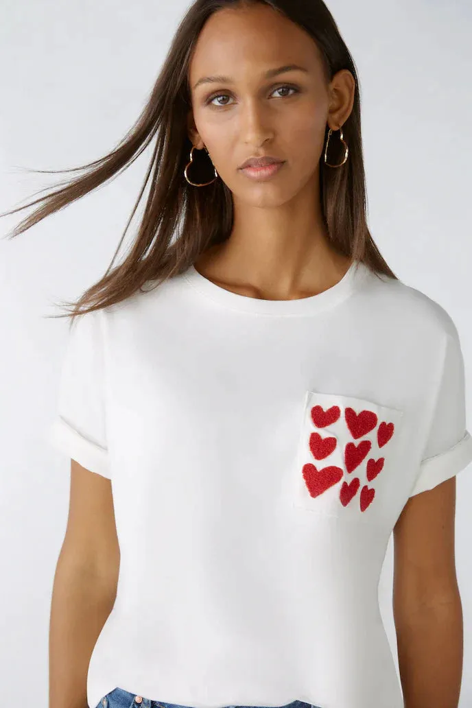 Oui Heart Pocket T-Shirt