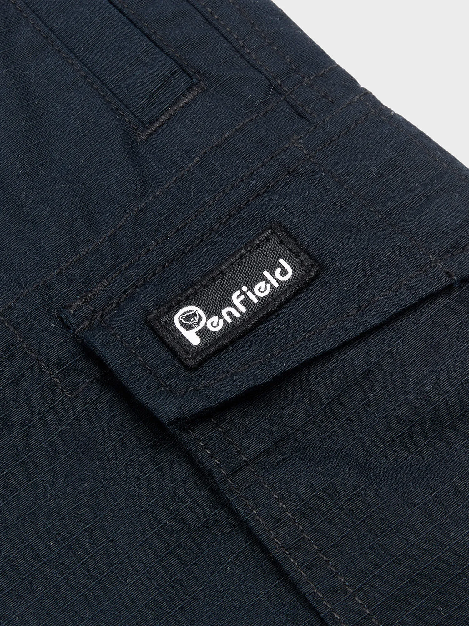 P Bear Cargo Shorts in Black