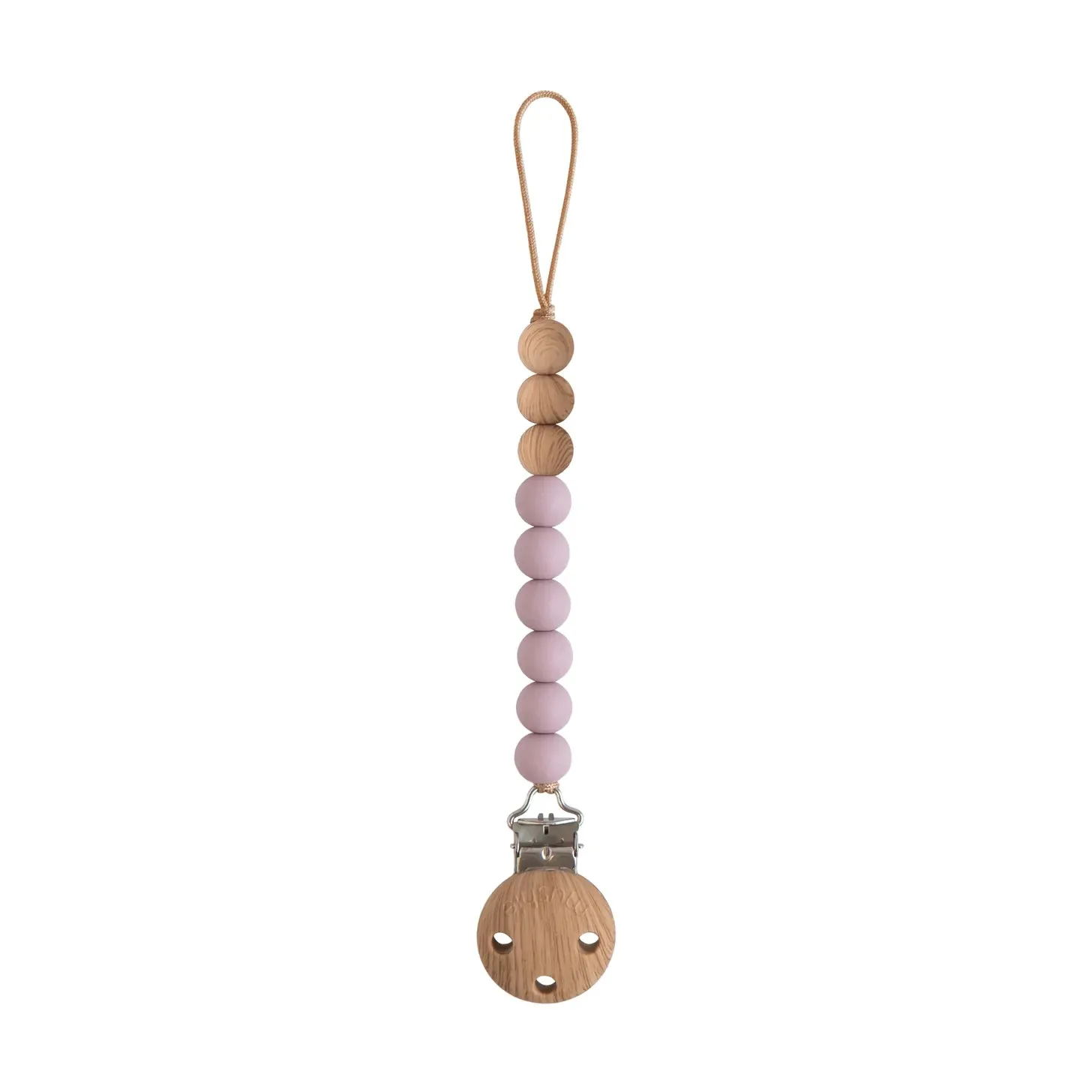 Pacifier Clip | Eva (Mauve)