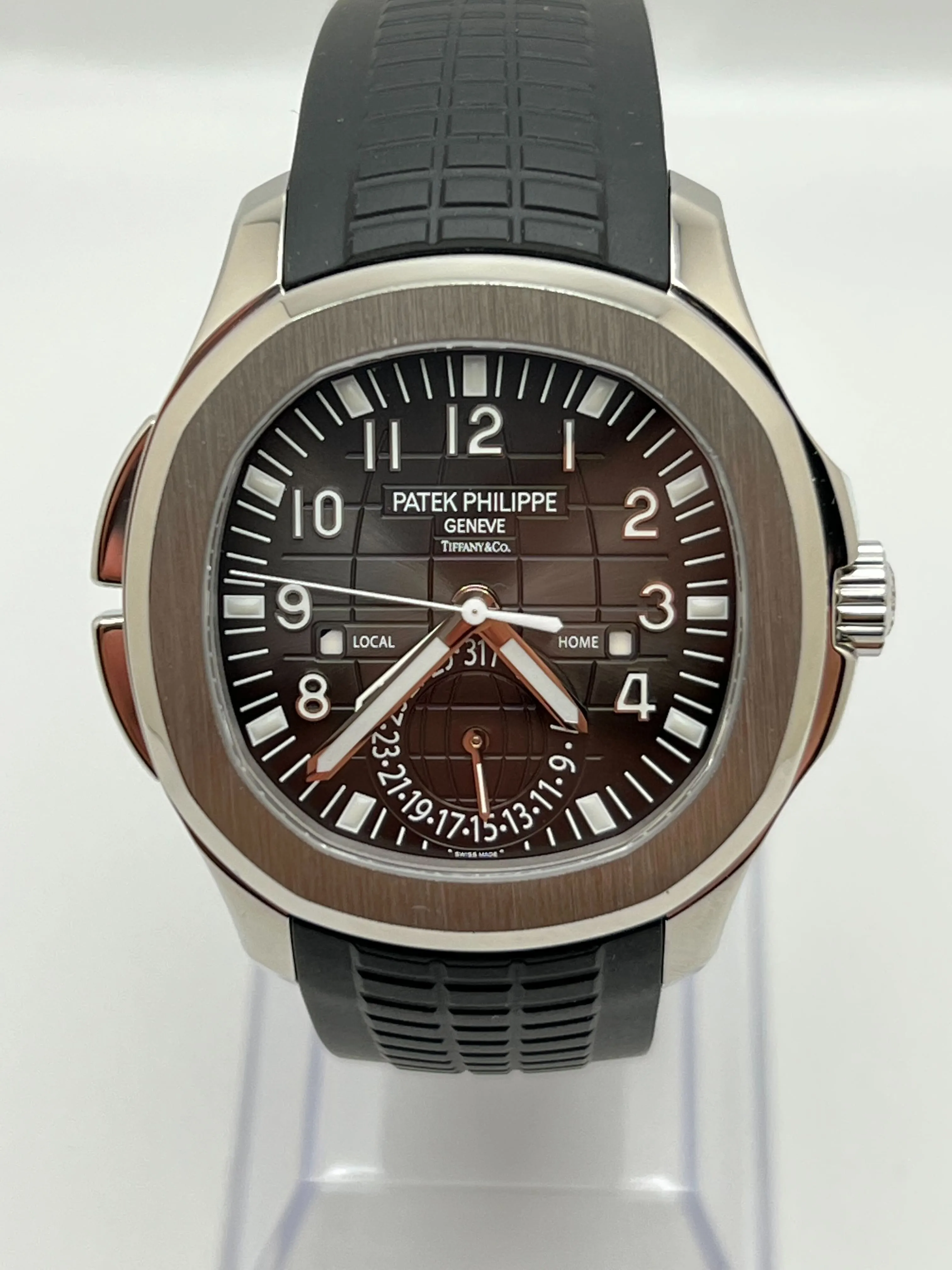 Patek Philippe Aquanaut 5164A-001 Tiffany & Co. 'Travel Time'