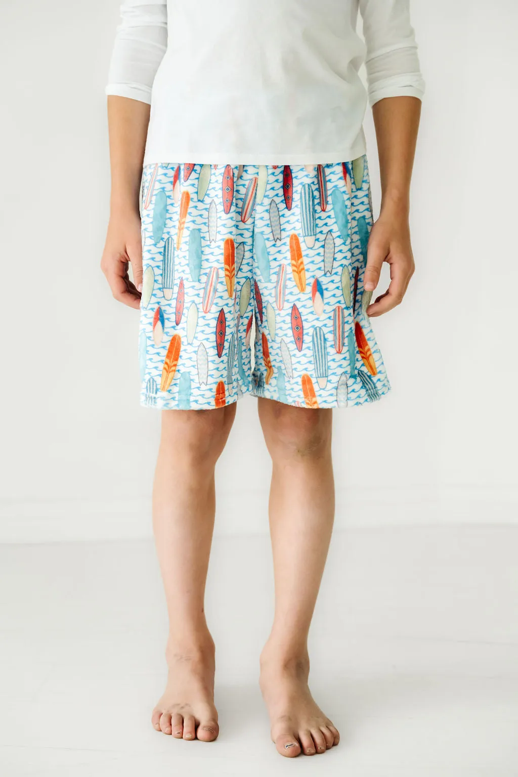 Plush Boy Shorts-Surf Boards