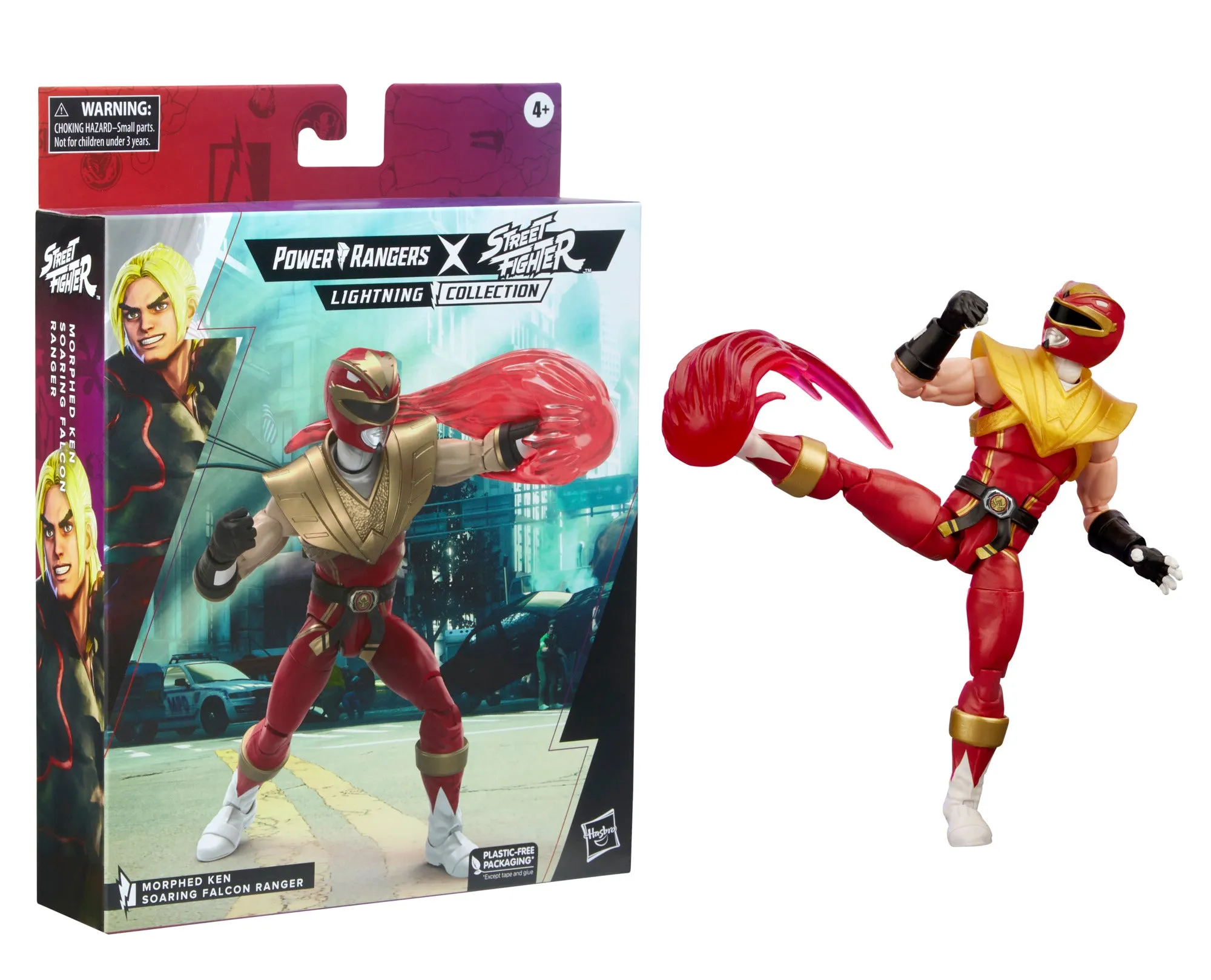 Power Rangers X Street Fighter Lightning Collection Morphed Ken Soaring Falcon