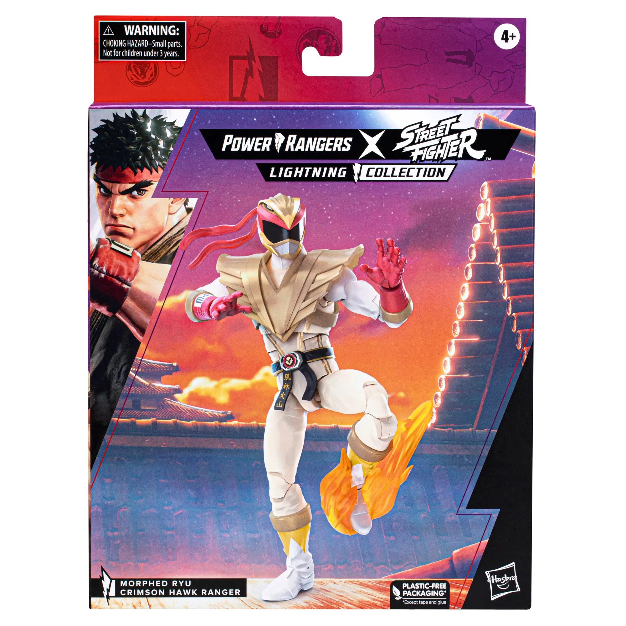 Power Rangers X Street Fighter Lightning Collection Morphed Ryu Crimson Hawk Ranger