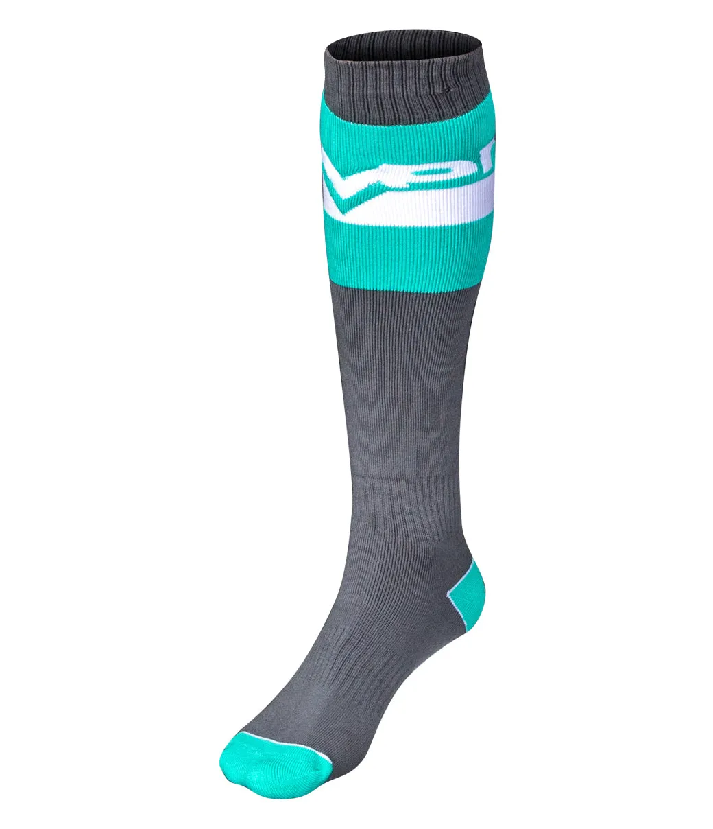 Rival Brand Sox Aqua/Charcoal