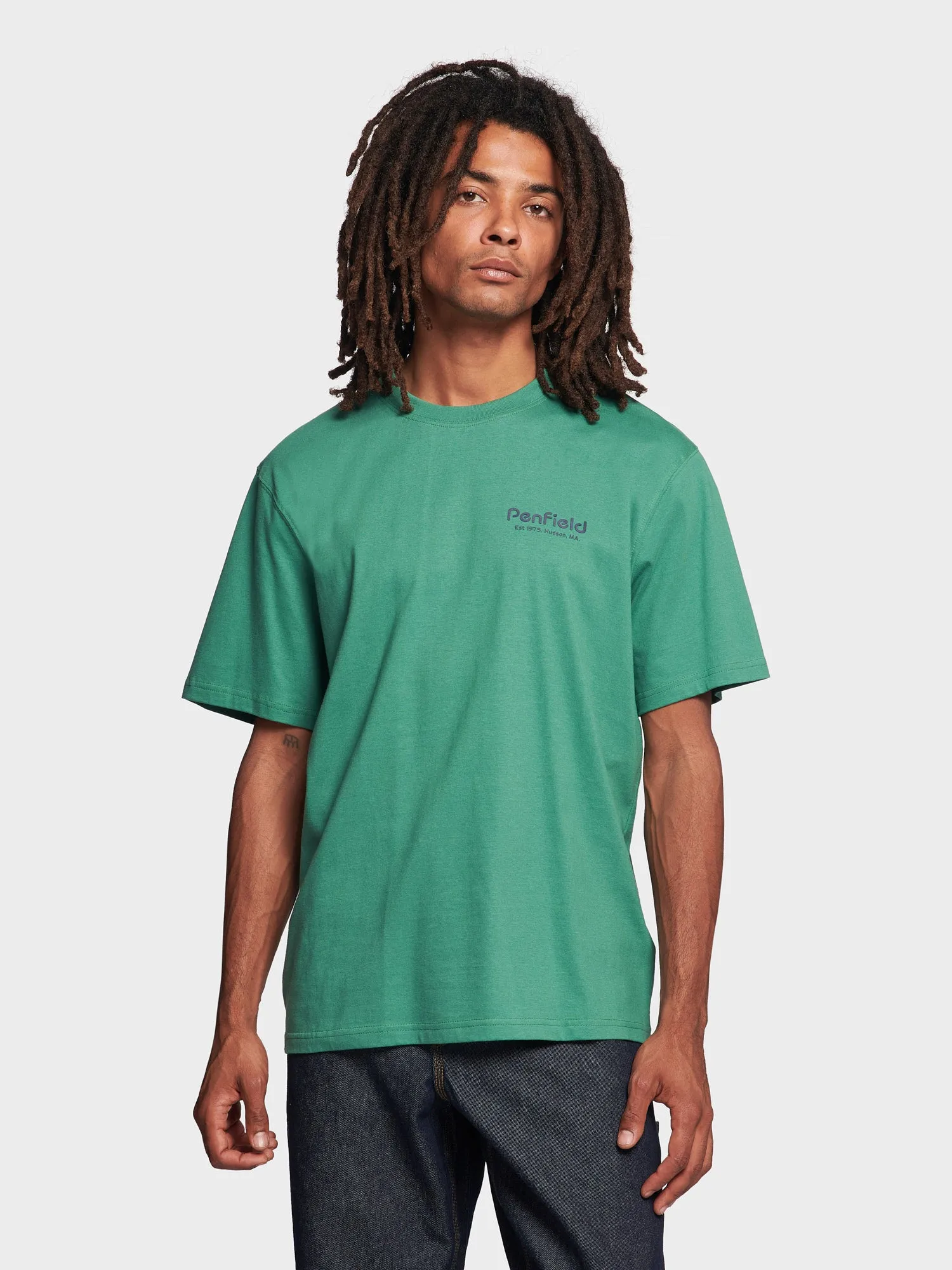 Script T-Shirt in Fir