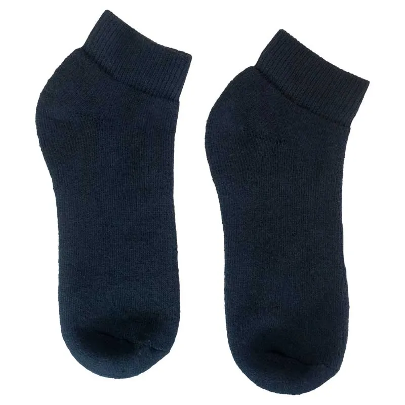 Stone Peak Adult No-show Sport Socks - Black 3pk