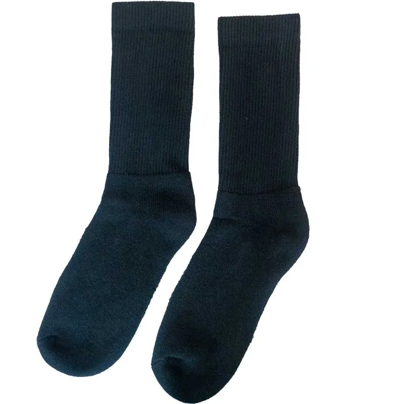 Stone Peak Crew Youth Socks - Black 3 pack