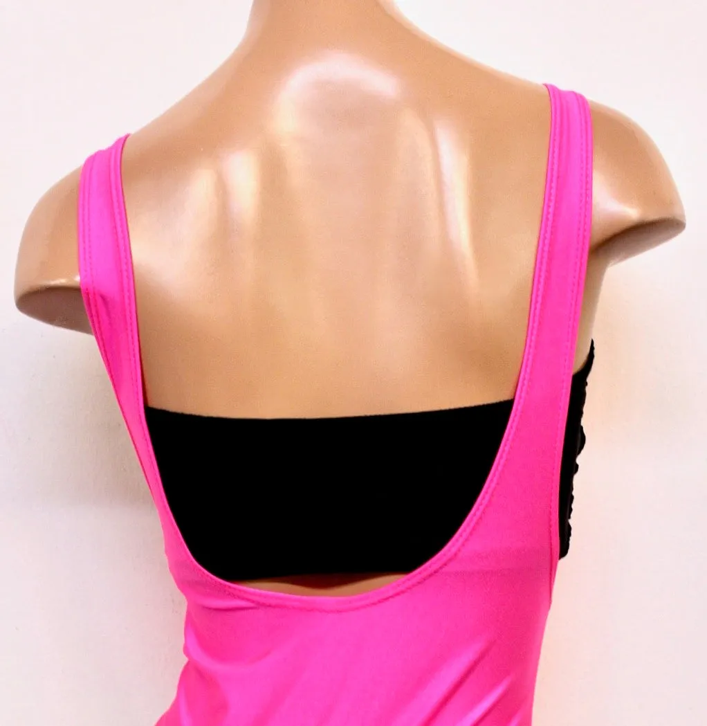 Swim Bandeau Top in Black