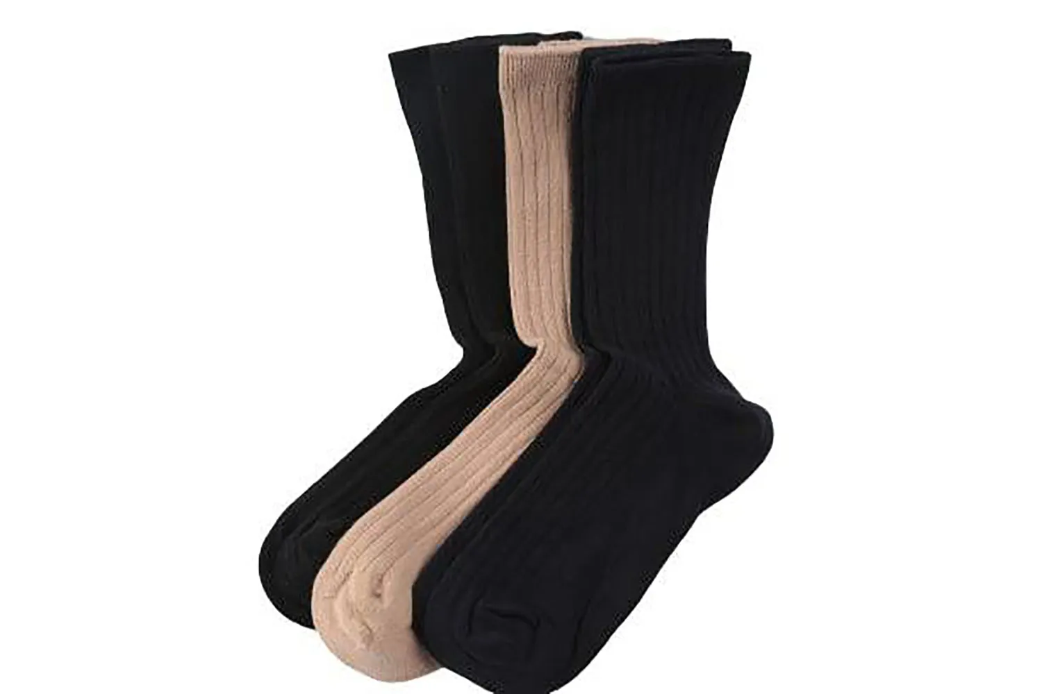 Teen's Crew Socks - Classic Dress Uniform Ribbed 3-Pair Packs