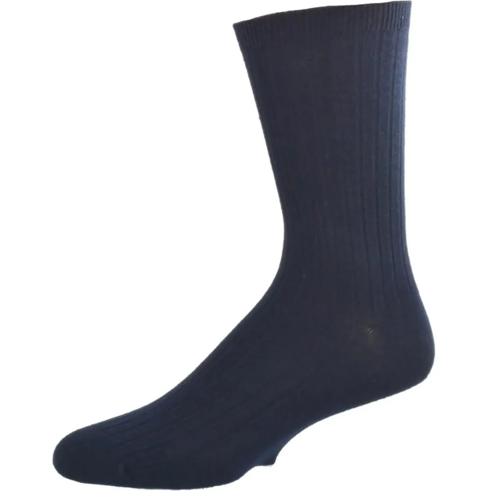 Teen's Crew Socks - Classic Dress Uniform Ribbed 3-Pair Packs