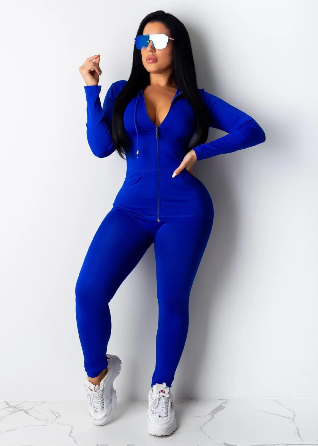 Two Piece Set Tracksuit Women Festival Clothing Fall Winter Top & Pant Sweat Suits