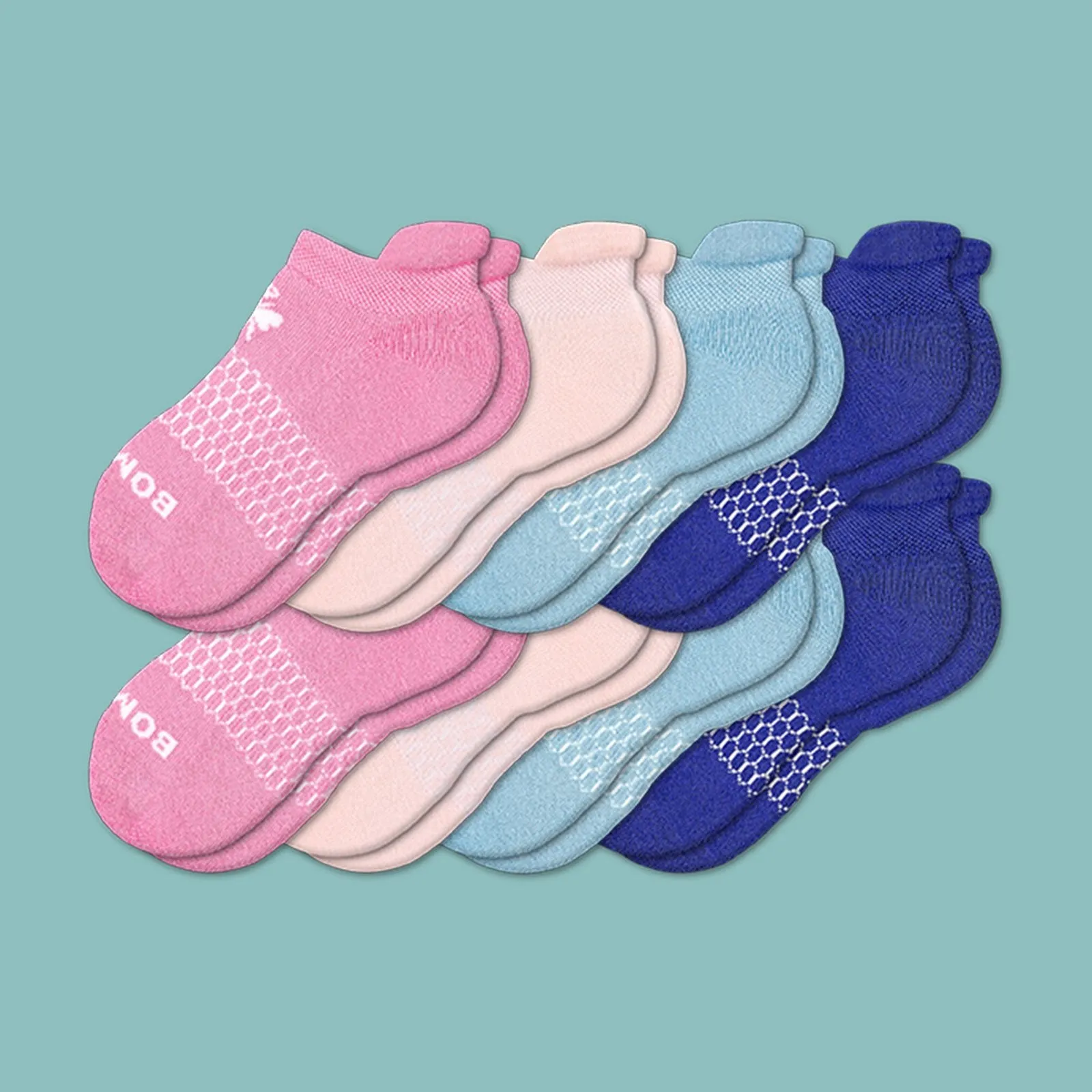 Youth Solids Ankle Sock 8-Pack