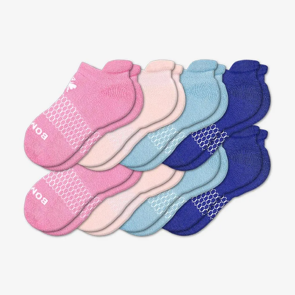 Youth Solids Ankle Sock 8-Pack