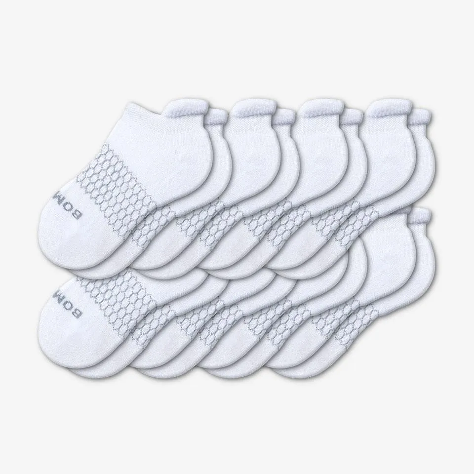 Youth Solids Ankle Sock 8-Pack