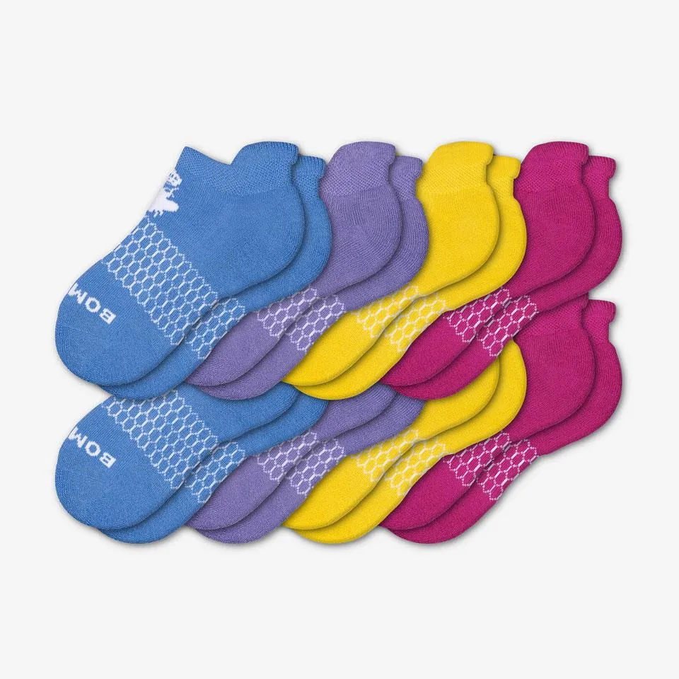 Youth Solids Ankle Sock 8-Pack