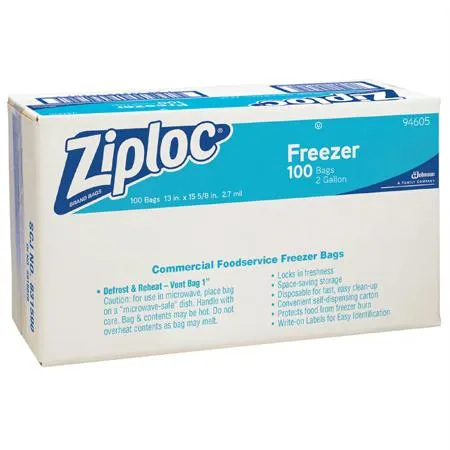 Ziploc Brand Resealable Freezer Bags(2 Gal.)